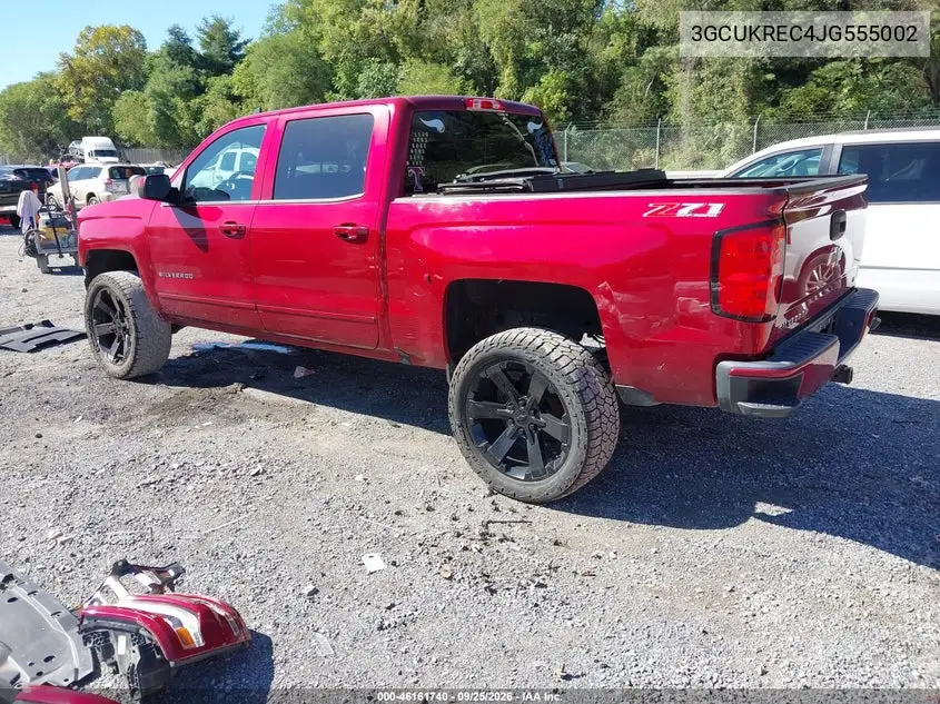 2018 CHEVROLET SILVERADO VIN 3GCUKREC4JG555002 — фото 3