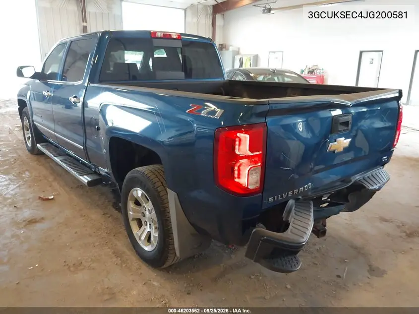 2018 CHEVROLET SILVERADO VIN 3GCUKSEC4JG200581 — фото 3