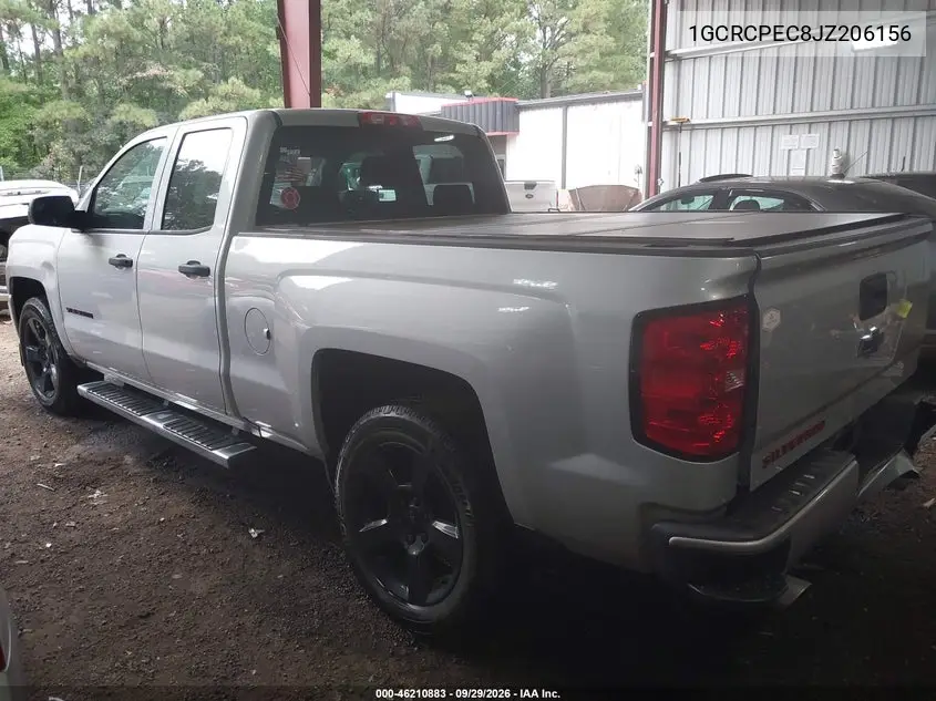 2018 CHEVROLET SILVERADO VIN 1GCRCPEC8JZ206156 — фото 3