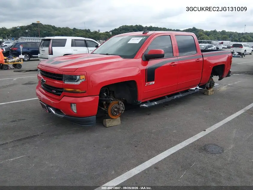 2018 CHEVROLET SILVERADO VIN 3GCUKREC2JG131009 — фото 2