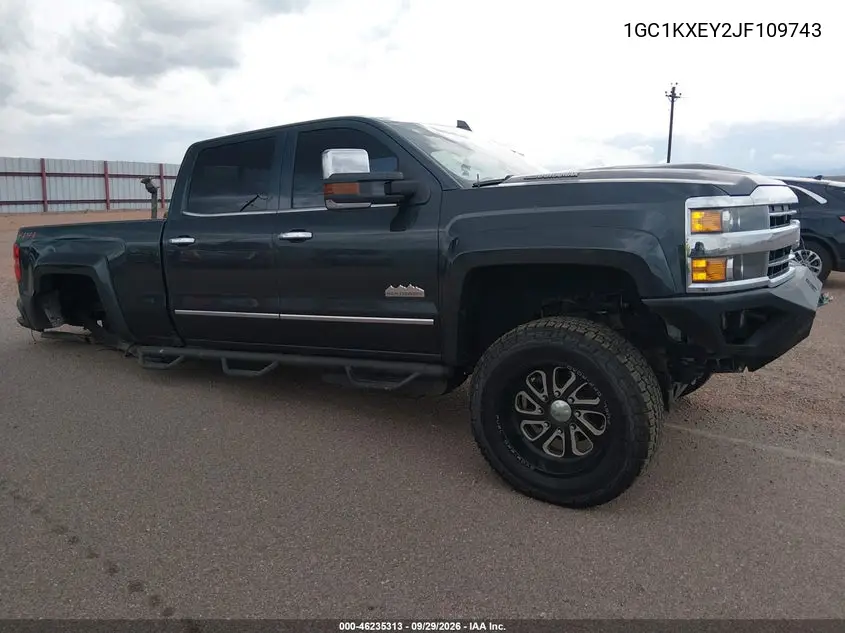 CHEVROLET SILVERADO 2018, VIN 1GC1KXEY2JF109743