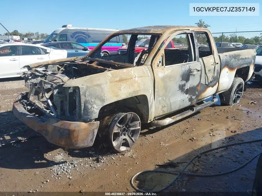 2018 CHEVROLET SILVERADO VIN 1GCVKPEC7JZ357149 — фото 2