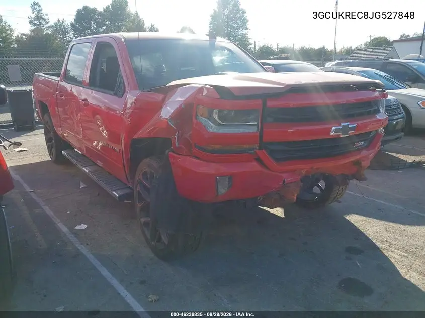 CHEVROLET SILVERADO 2018, VIN 3GCUKREC8JG527848