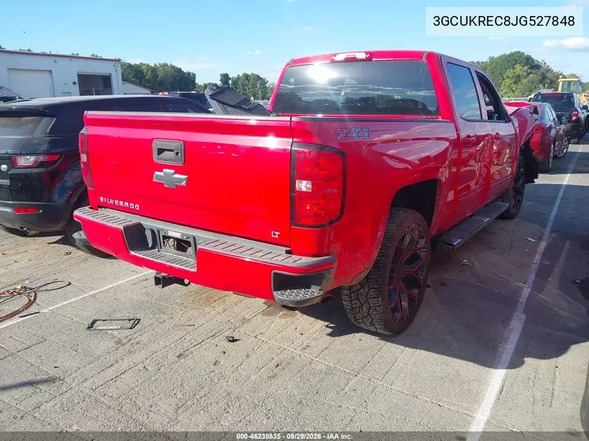 2018 CHEVROLET SILVERADO VIN 3GCUKREC8JG527848 — фото 4