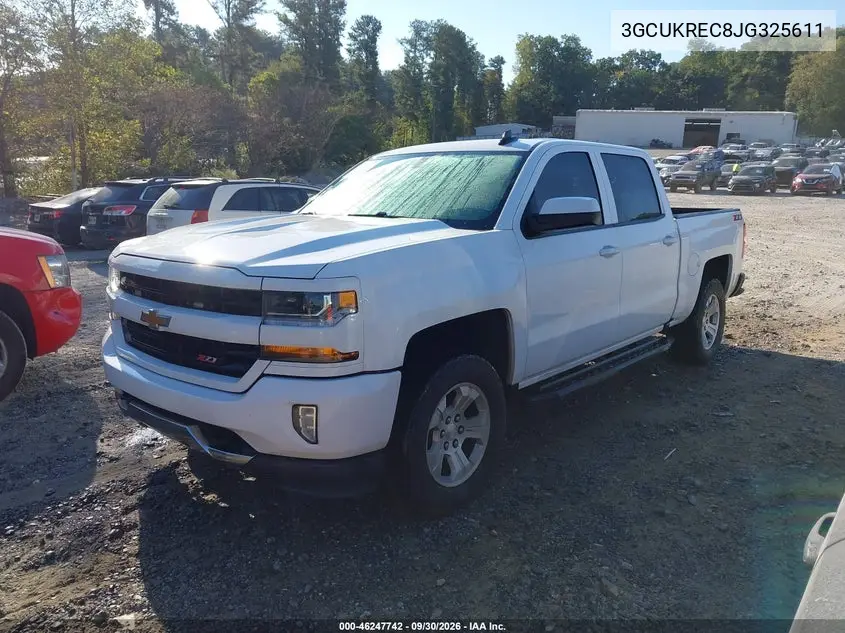 2018 CHEVROLET SILVERADO VIN 3GCUKREC8JG325611 — фото 2