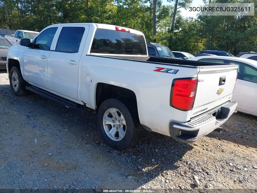 2018 CHEVROLET SILVERADO VIN 3GCUKREC8JG325611 — фото 3