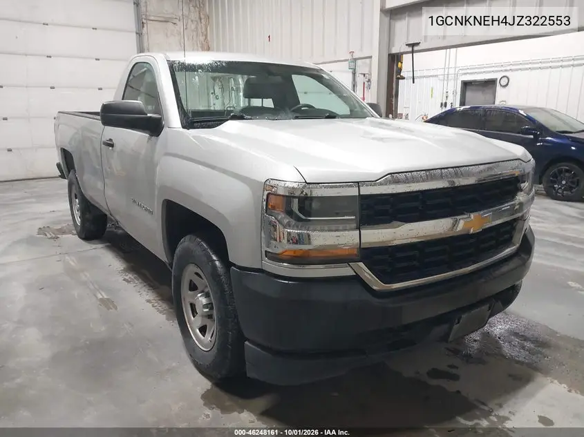 CHEVROLET SILVERADO 2018, VIN 1GCNKNEH4JZ322553