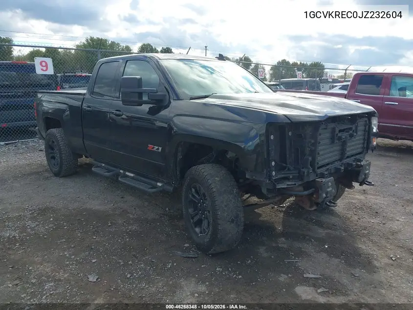 CHEVROLET SILVERADO 2018, VIN 1GCVKREC0JZ232604