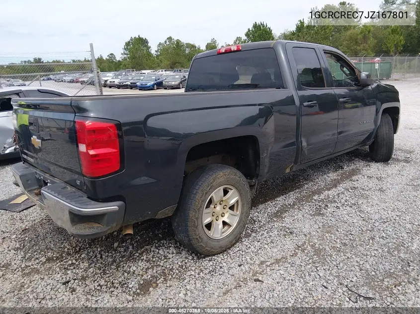 2018 CHEVROLET SILVERADO VIN 1GCRCREC7JZ167801 — фото 4