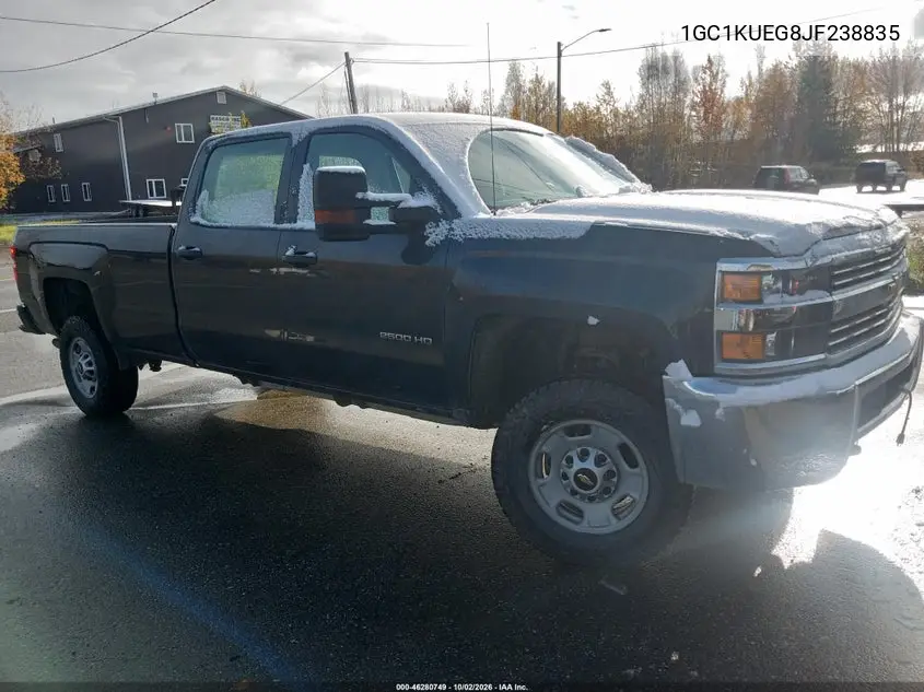 CHEVROLET SILVERADO 2018, VIN 1GC1KUEG8JF238835