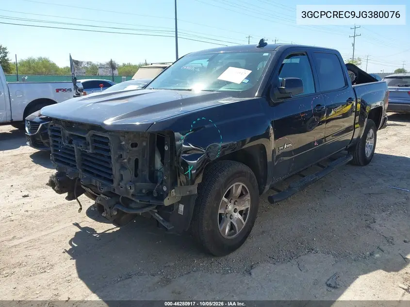 2018 CHEVROLET SILVERADO VIN 3GCPCREC9JG380076 — фото 2