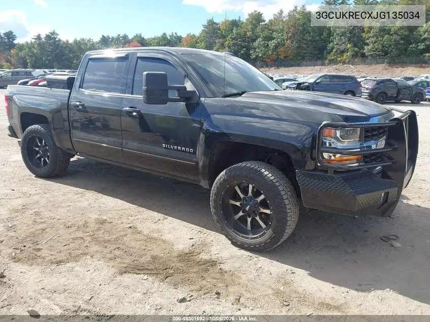 CHEVROLET SILVERADO 2018, VIN 3GCUKRECXJG135034