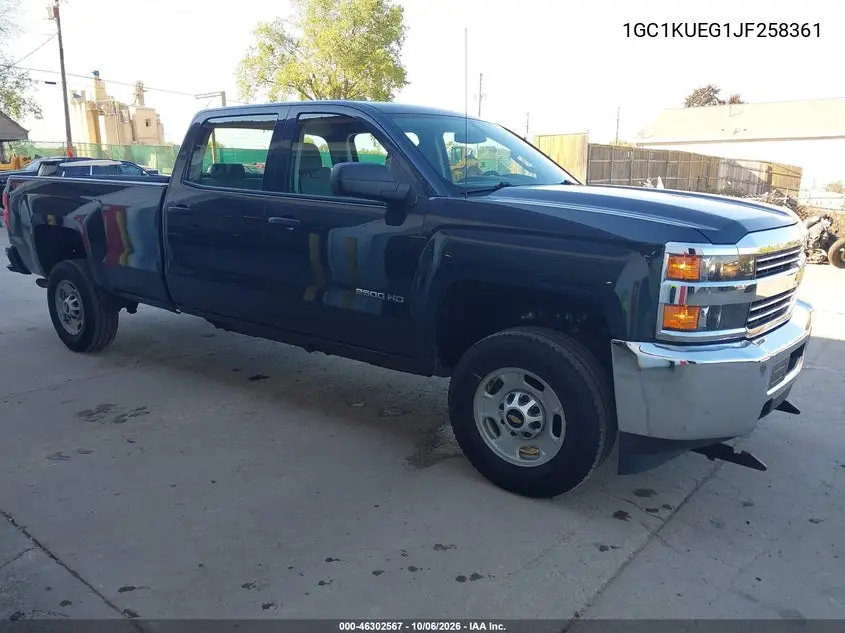 CHEVROLET SILVERADO 2018, VIN 1GC1KUEG1JF258361