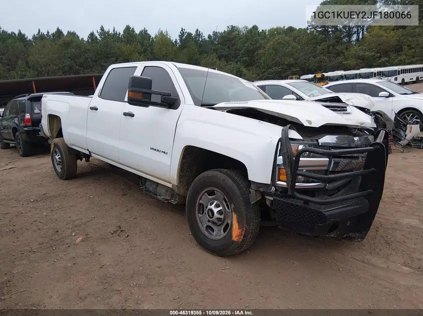 CHEVROLET SILVERADO 2018, VIN 1GC1KUEY2JF180066