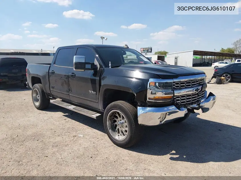 CHEVROLET SILVERADO 2018, VIN 3GCPCREC6JG610107