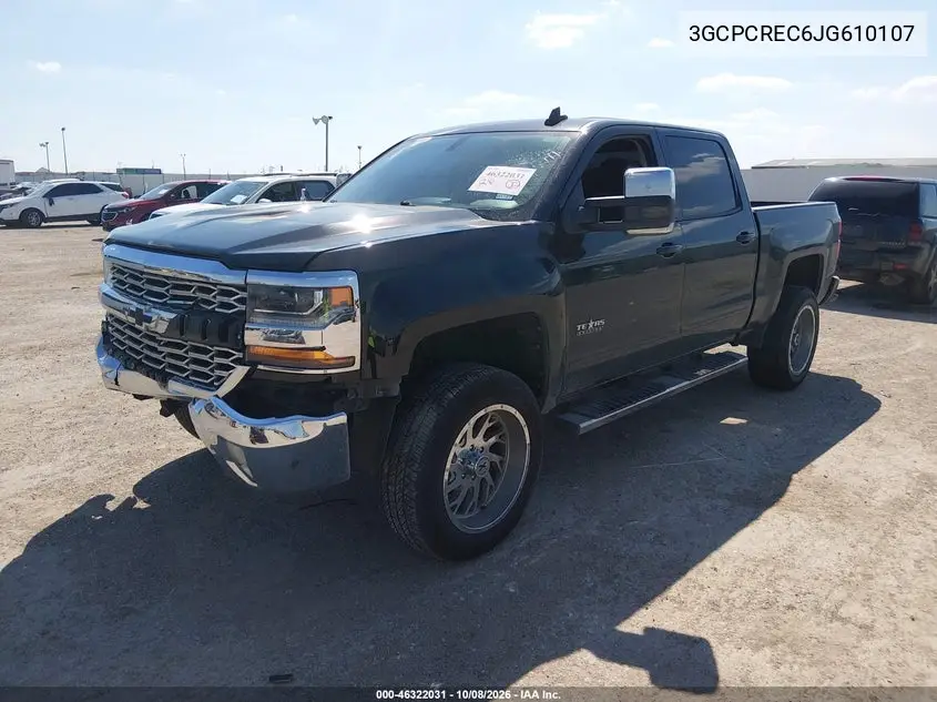 2018 CHEVROLET SILVERADO VIN 3GCPCREC6JG610107 — фото 2