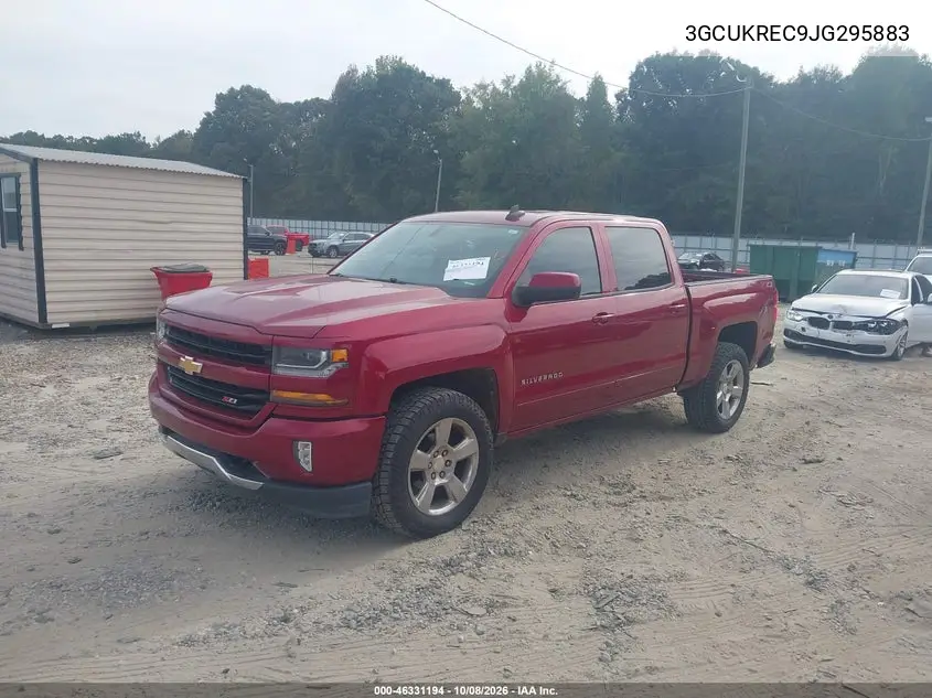 2018 CHEVROLET SILVERADO VIN 3GCUKREC9JG295883 — фото 2