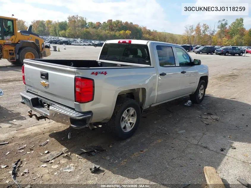 2018 CHEVROLET SILVERADO VIN 3GCUKNEC3JG118259 — фото 4