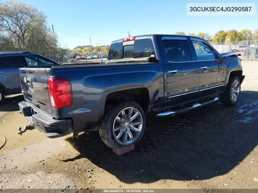 2018 CHEVROLET SILVERADO VIN 3GCUKSEC4JG290587 — фото 4