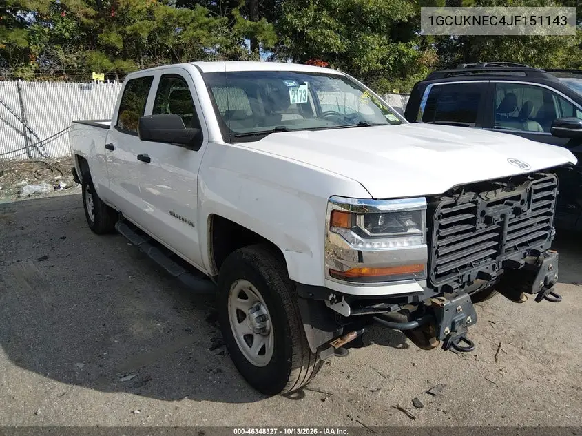 CHEVROLET SILVERADO 2018, VIN 1GCUKNEC4JF151143