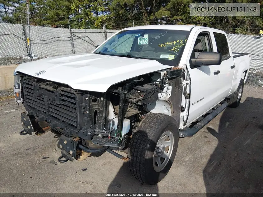 2018 CHEVROLET SILVERADO VIN 1GCUKNEC4JF151143 — фото 2