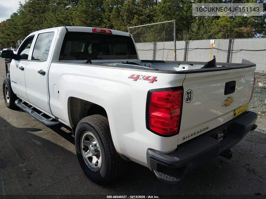 2018 CHEVROLET SILVERADO VIN 1GCUKNEC4JF151143 — фото 3