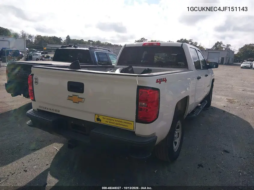 2018 CHEVROLET SILVERADO VIN 1GCUKNEC4JF151143 — фото 4