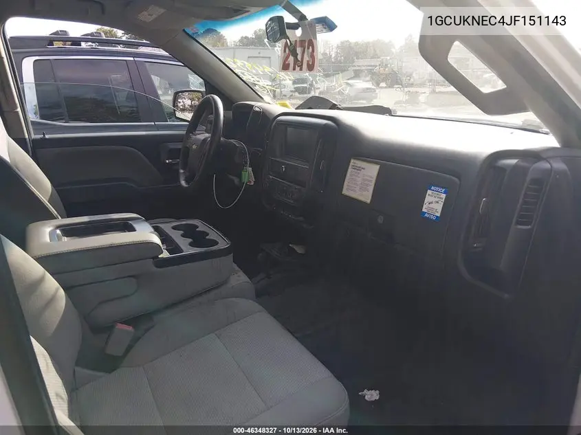 2018 CHEVROLET SILVERADO VIN 1GCUKNEC4JF151143 — фото 5