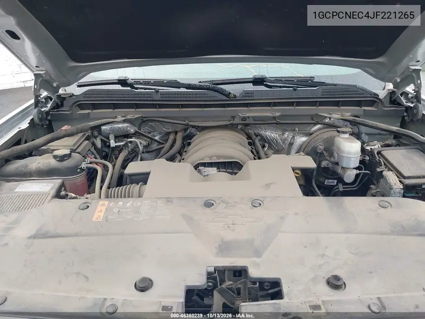 2018 CHEVROLET SILVERADO VIN 1GCPCNEC4JF221265 — фото 10
