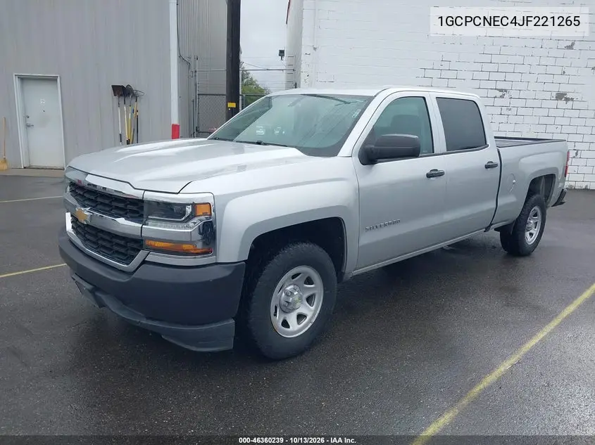 2018 CHEVROLET SILVERADO VIN 1GCPCNEC4JF221265 — фото 2