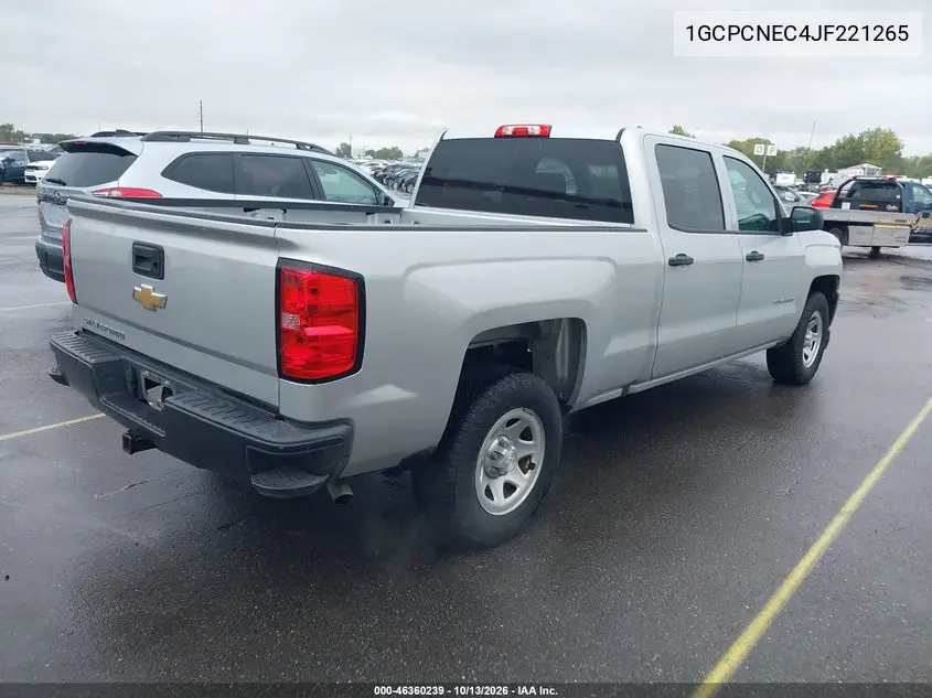 2018 CHEVROLET SILVERADO VIN 1GCPCNEC4JF221265 — фото 4
