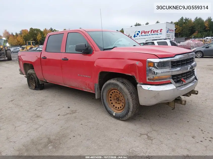 CHEVROLET SILVERADO 2018, VIN 3GCUKNEC9JG559314
