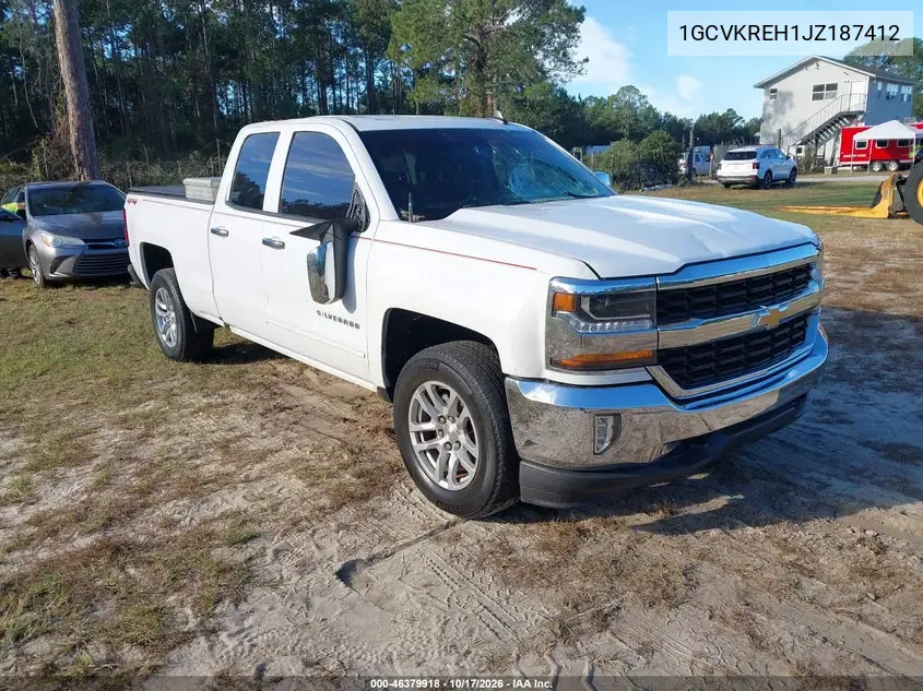CHEVROLET SILVERADO 2018, VIN 1GCVKREH1JZ187412