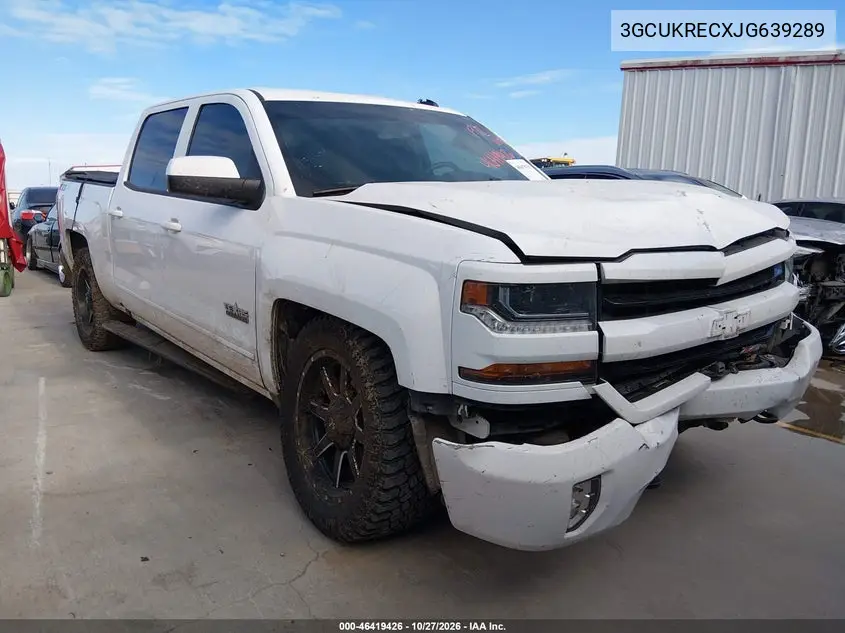 CHEVROLET SILVERADO 2018, VIN 3GCUKRECXJG639289