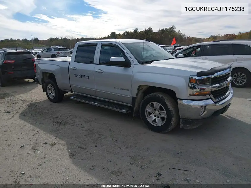 CHEVROLET SILVERADO 2018, VIN 1GCUKREC4JF175238