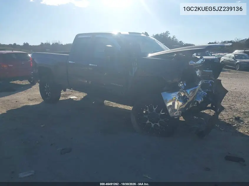 CHEVROLET SILVERADO 2018, VIN 1GC2KUEG5JZ239136