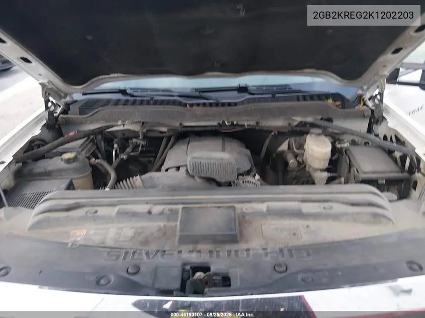 2019 CHEVROLET SILVERADO VIN 2GB2KREG2K1202203 — фото 10