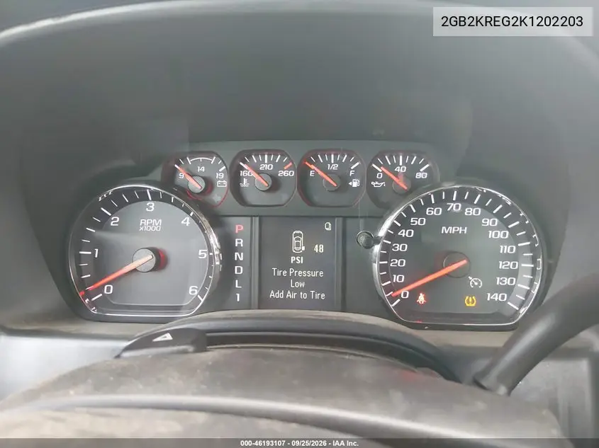 2019 CHEVROLET SILVERADO VIN 2GB2KREG2K1202203 — фото 7