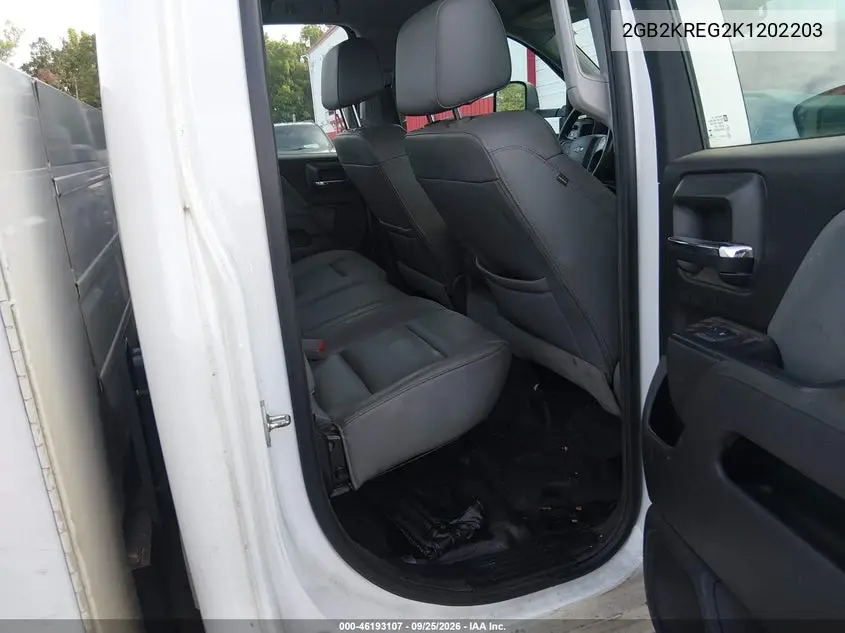 2019 CHEVROLET SILVERADO VIN 2GB2KREG2K1202203 — фото 8