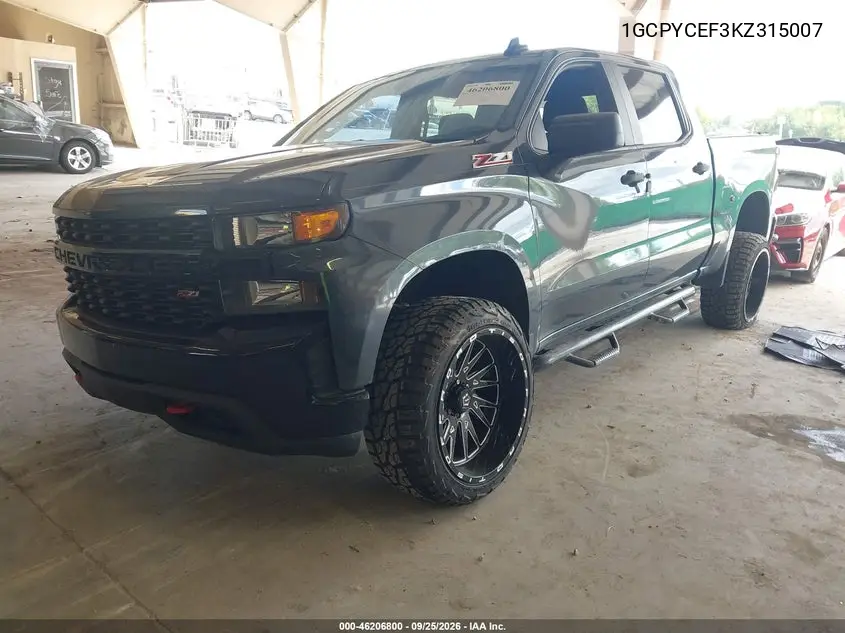 2019 CHEVROLET SILVERADO VIN 1GCPYCEF3KZ315007 — фото 2