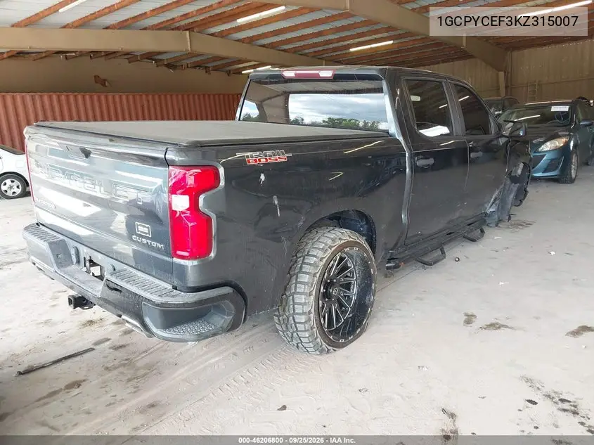 2019 CHEVROLET SILVERADO VIN 1GCPYCEF3KZ315007 — фото 4