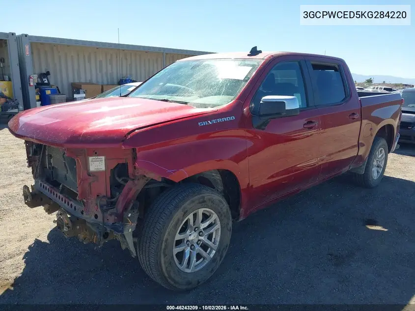 2019 CHEVROLET SILVERADO VIN 3GCPWCED5KG284220 — фото 2