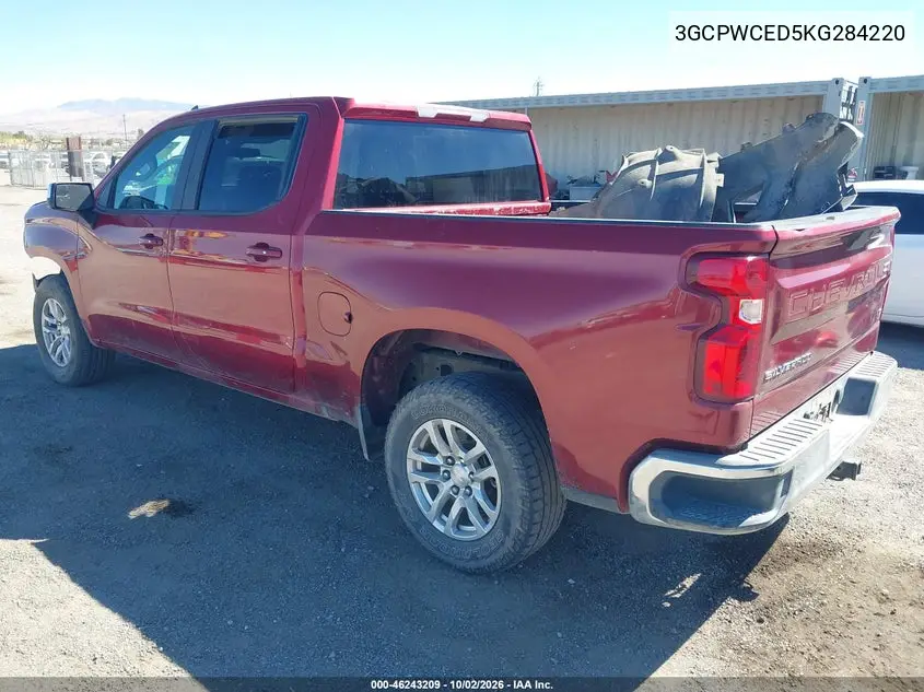 2019 CHEVROLET SILVERADO VIN 3GCPWCED5KG284220 — фото 3