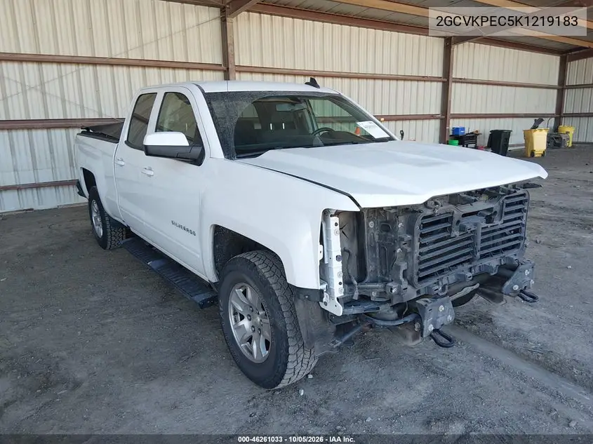 CHEVROLET SILVERADO 2019, VIN 2GCVKPEC5K1219183
