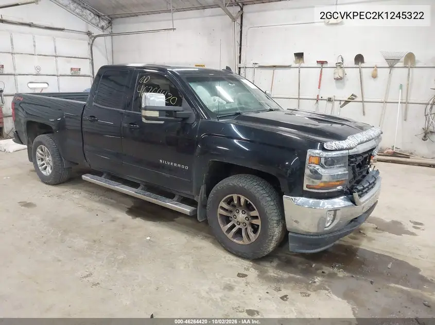 CHEVROLET SILVERADO 2019, VIN 2GCVKPEC2K1245322