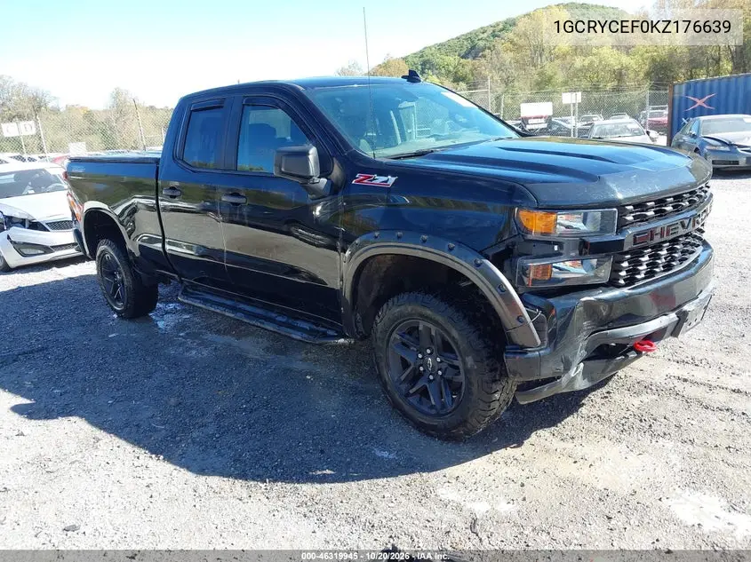 CHEVROLET SILVERADO 2019, VIN 1GCRYCEF0KZ176639