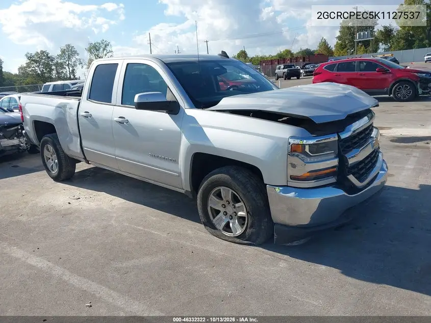 CHEVROLET SILVERADO 2019, VIN 2GCRCPEC5K1127537