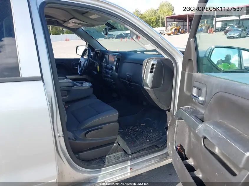 2019 CHEVROLET SILVERADO VIN 2GCRCPEC5K1127537 — фото 5