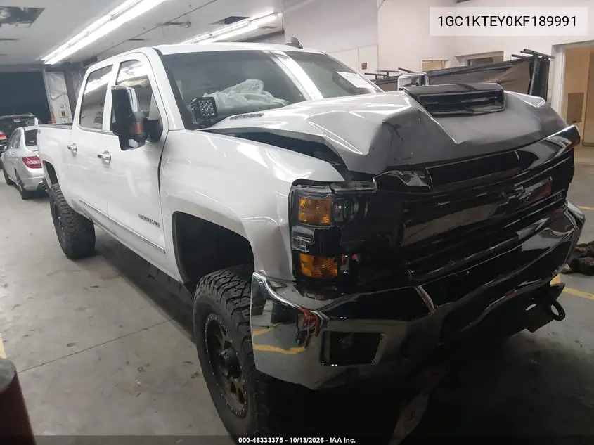 CHEVROLET SILVERADO 2019, VIN 1GC1KTEY0KF189991