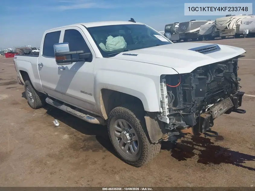 CHEVROLET SILVERADO 2019, VIN 1GC1KTEY4KF233748